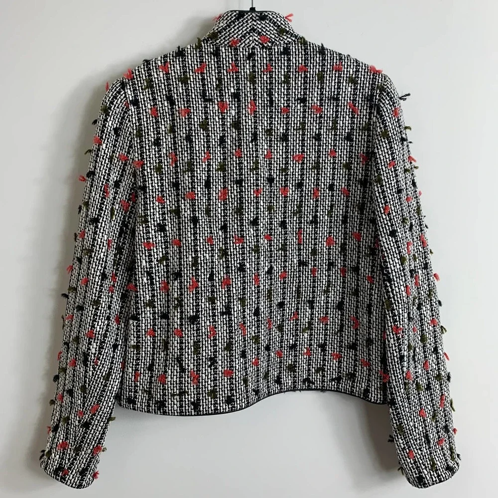 Doncaster Silk Tweed Blazer Size 2 - Picture 2 of 10
